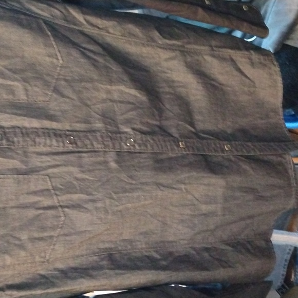 Men's Guess charcoal grey long sleeve dress shirt Sz small New - Picture 14 of 16